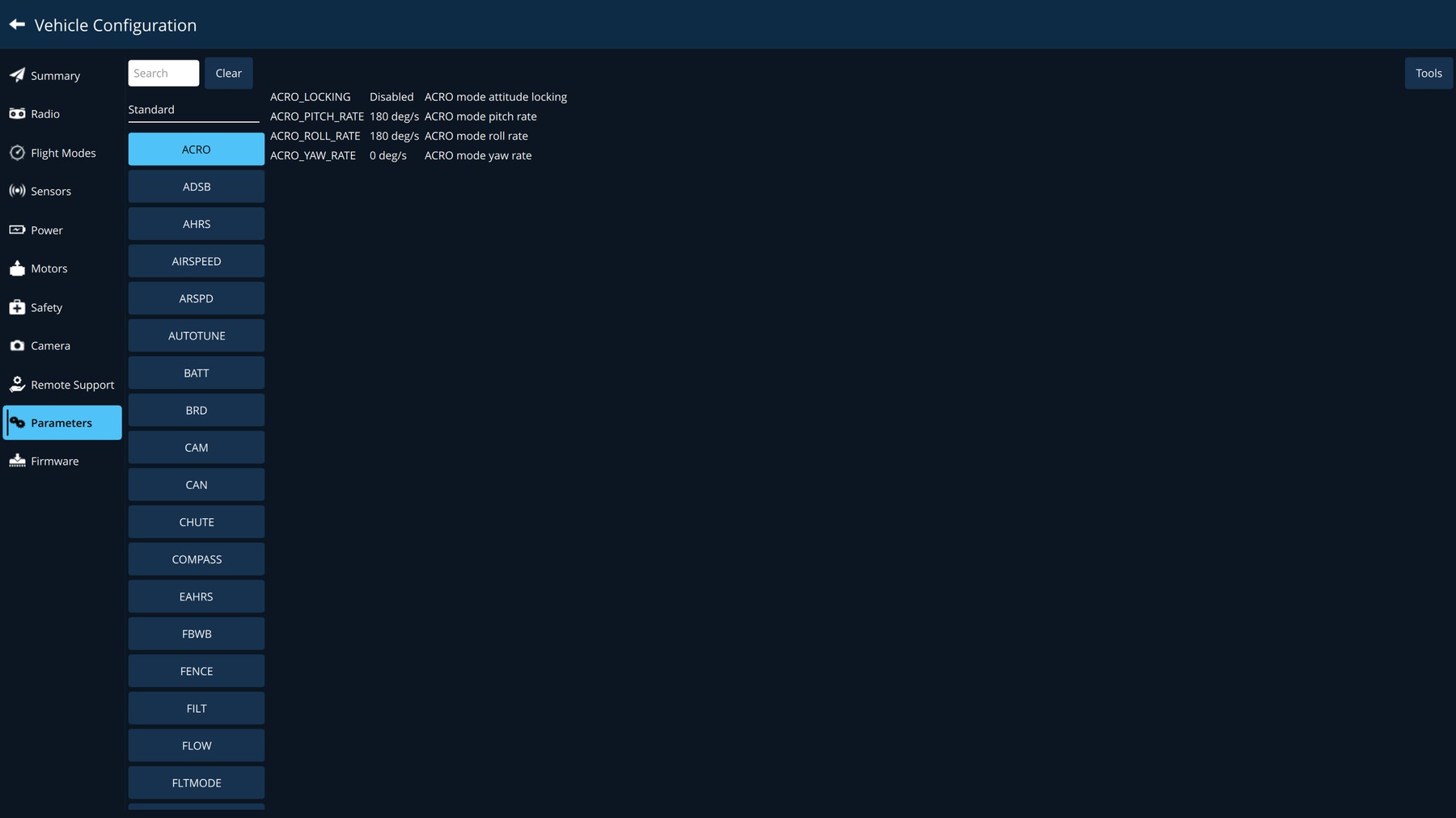 Parameters